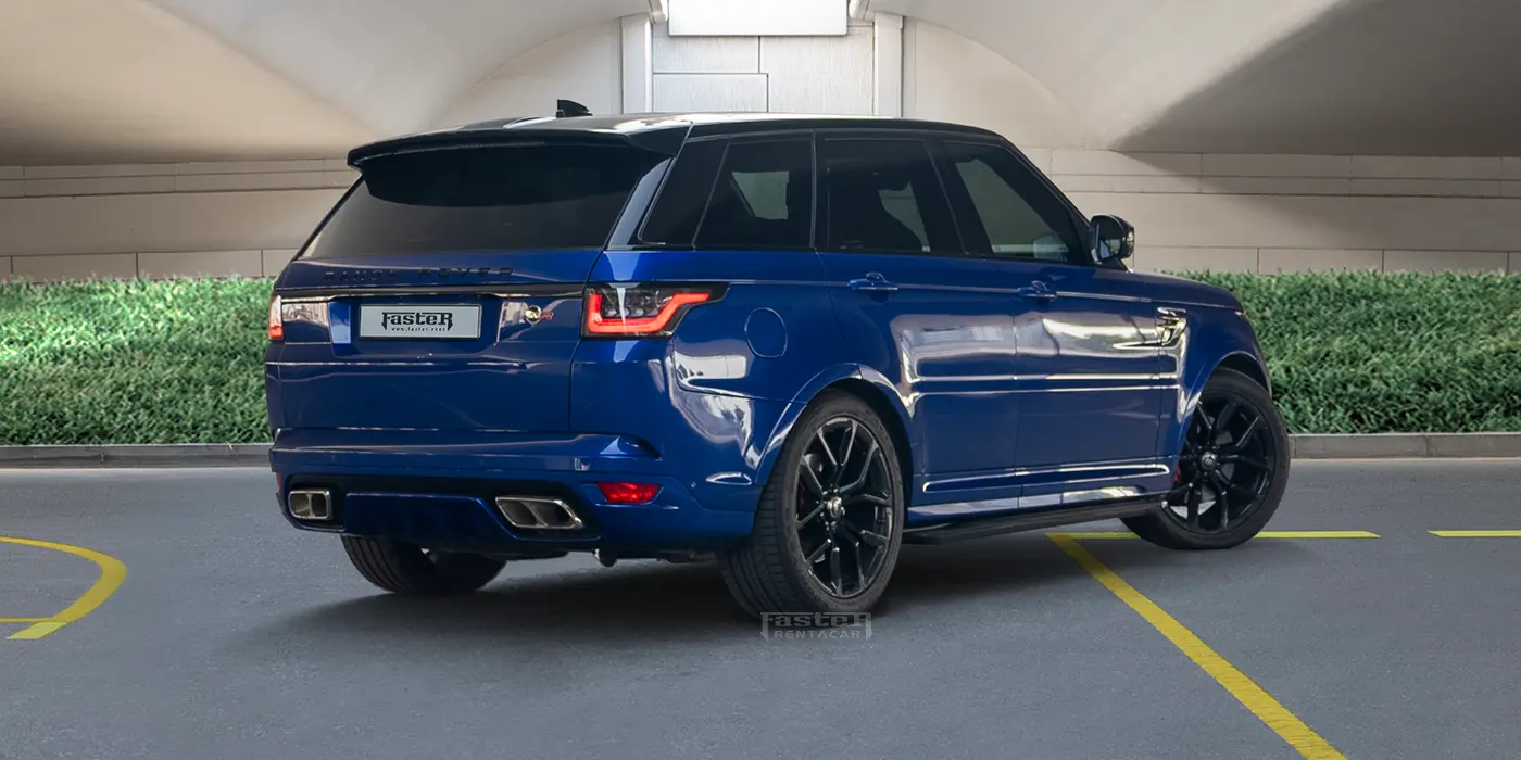 Range Rover Svr - Blue Black back side